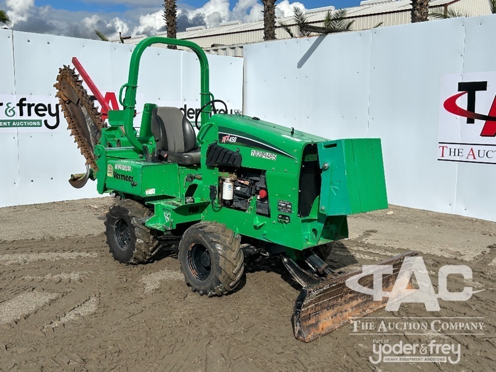 2019 VERMEER RTX450 TRENCHER, Deutz diesel, front counter weights ...